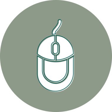 fare düz vektör simgesi