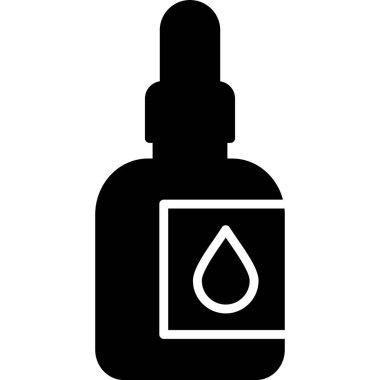 Ağız aşısı. Web simgesi vektör illüstrasyonu