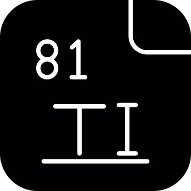 Talyum illüstrasyon simgesi vektörü