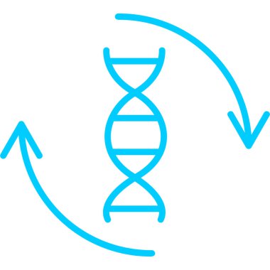 Genetik DNA yapısı. Web simgesi