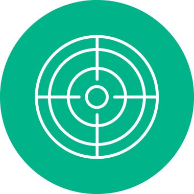 hedef simge vektör illüstrasyonu