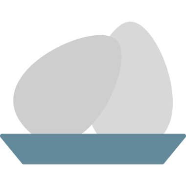 Yumurta ağ simgesi vektör illüstrasyonu