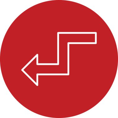 Projeniz için sol yön ok simgesi