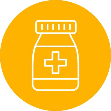 Sağlık hizmetleri web simgesi basit illüstrasyon