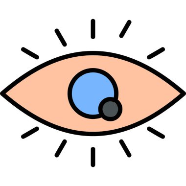 Eye icon modern vector illustration