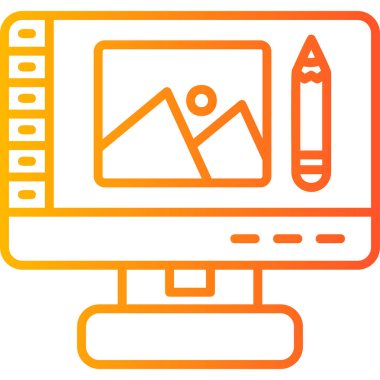 Modern simge vektör çizimi tasarla