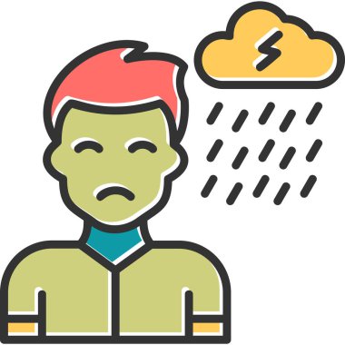 Bulut. Web simgesi basit tasarım