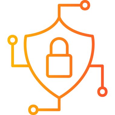 kalkan simgesi, vektör illüstrasyonu basit tasarım