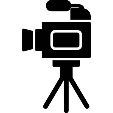 Kamera. Web simgesi basit illüstrasyon