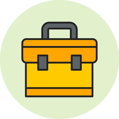 Çanta. Web simgesi basit illüstrasyon 