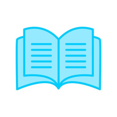 Open Book web icon, vector illustration