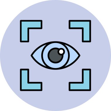 Vision icon modern vector illustration