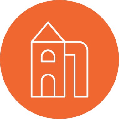 Playground modern simgesinin vektör illüstrasyonu