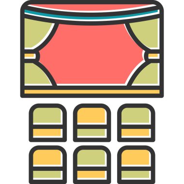 Modern eğitim ikonunun vektör illüstrasyonu