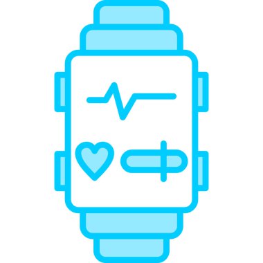 smartwatch simge vektör çizimi