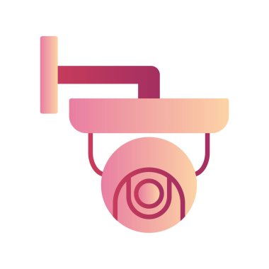 cctv modern simgesinin vektör illüstrasyonu