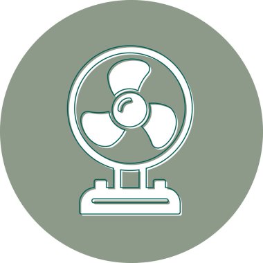 Hayran. Web simgesi vektör illüstrasyonu 