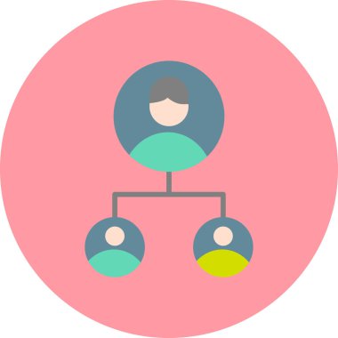 Abstract vector illustration of team work