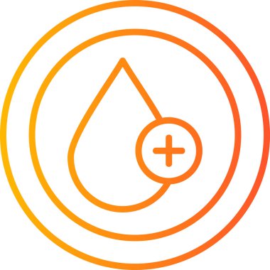 Kan damlası. Web simgesi