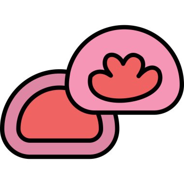 Bulut. Web simgesi basit illüstrasyon