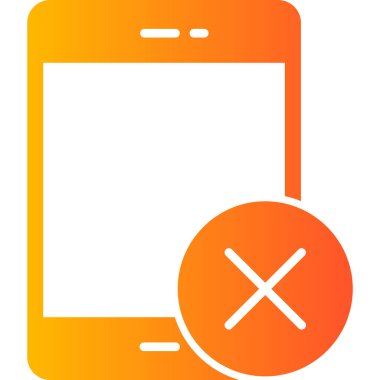Cep telefonu. Web simgesi basit tasarım