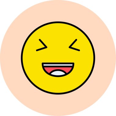 Yüz ifadelerinin vektör illüstrasyonu