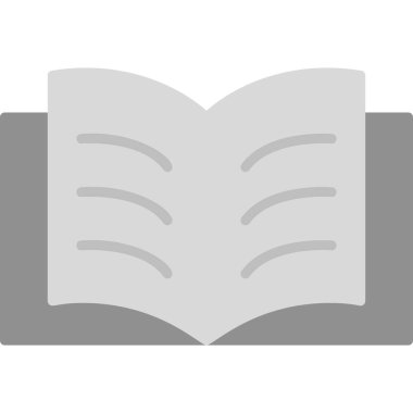 Kitap. Web simgesi basit illüstrasyon