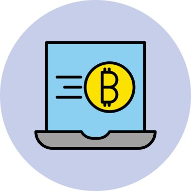 Bilgisayar. Web simgesi basit illüstrasyon