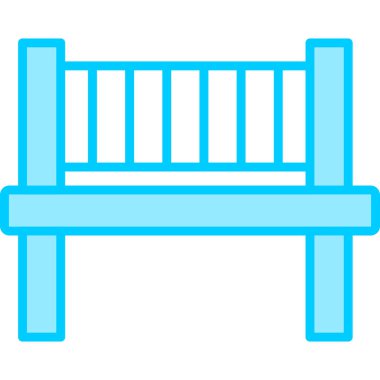 Yedek kulübesi Web simgesi basit tasarım