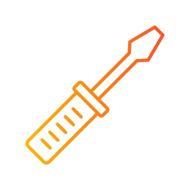 Tornavida simgesinin vektör çizimi