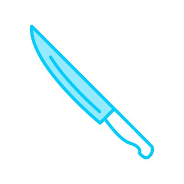 bıçak simgesi vektör illüstrasyonu