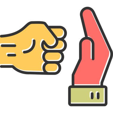 Kadın ikonuna yönelik şiddeti durdurun, modern tasarım illüstrasyonu