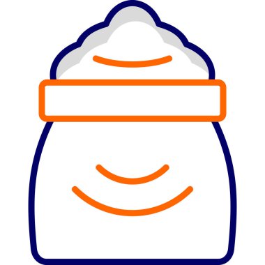 Bal ikonu kavanozu, vektör illüstrasyonu