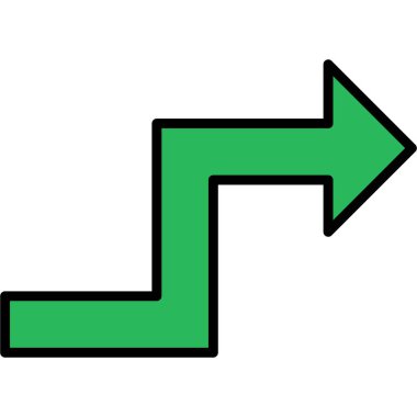 Ok. Web simgesi basit illüstrasyon