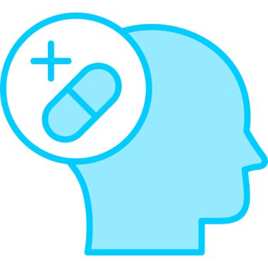 Ruh Sağlığı web simgesi basit tasarım