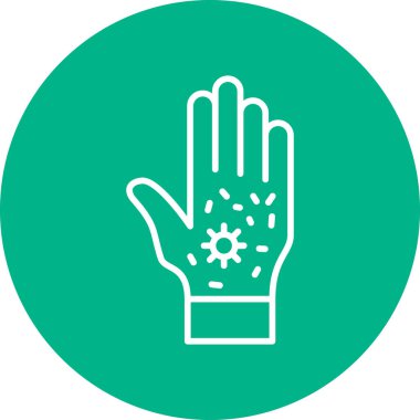 Dirty Hand icon modern vector illustration