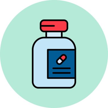 Sağlık hizmetleri web simgesi basit illüstrasyon