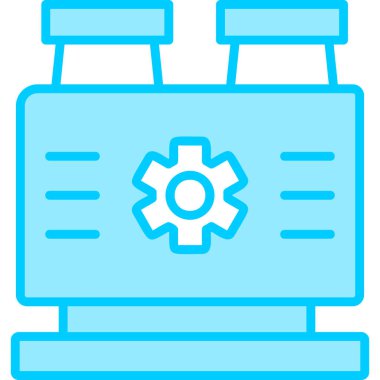 Ayarlar. Web simgesi basit illüstrasyon