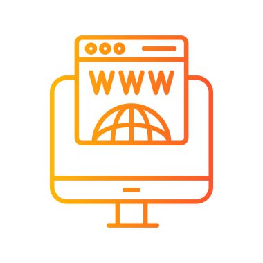 İleti simgesi vektör illüstrasyon tasarımı içeren tarayıcı 