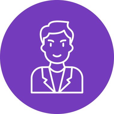 Aday modern simge, vektör illüstrasyonu