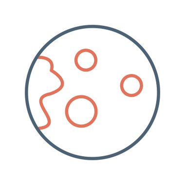 Gezegen simge vektör çizim