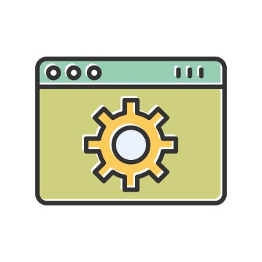 vector illustration of abstract web page 