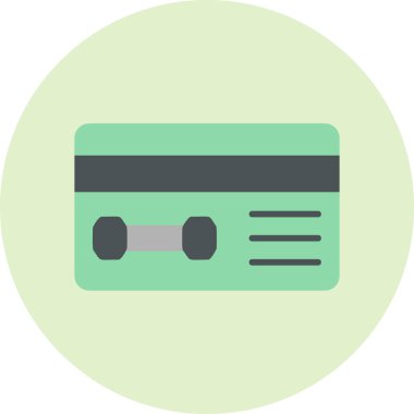 Kredi kartı vektör simgesi