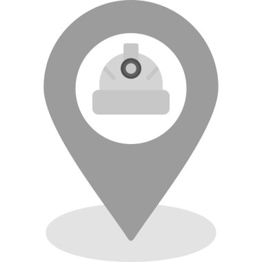 Harita iğne simgesi. vektör illüstrasyonu