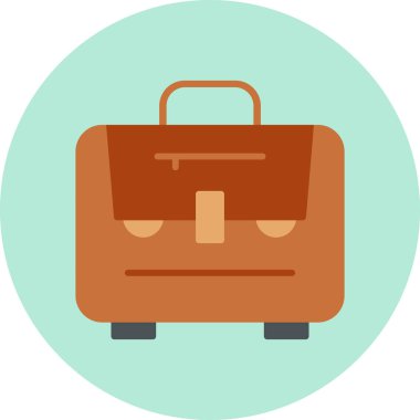 Portföy. Web simgesi basit illüstrasyon