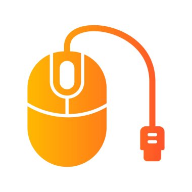 Bilgisayar fare web simgesi, vektör çizim