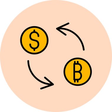 Forex işareti. Web simgesi basit tasarım