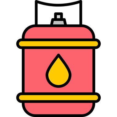 Metan simgesi vektör illüstrasyonu