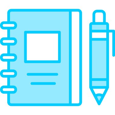 Çizim kitabı modern simge, vektör illüstrasyonu