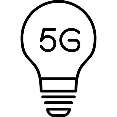 Bir fikrim var. Web simgesi basit illüstrasyon